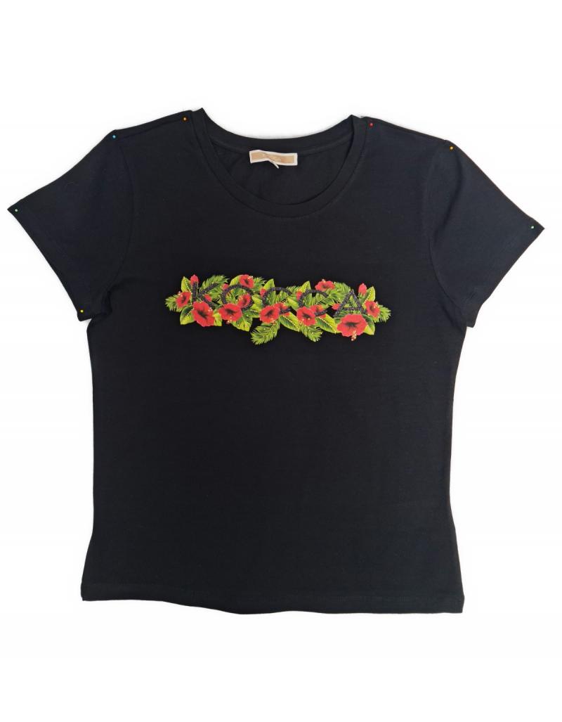 KOCCA - Tee-shirt Noir avec logo décoratif, Mithren