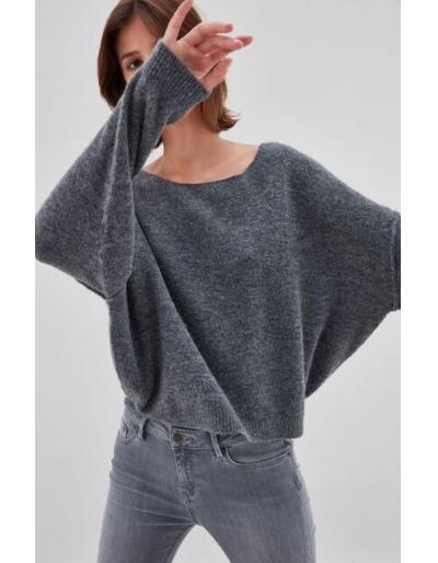 SCHOOL RAG - Pull gris - Taille L