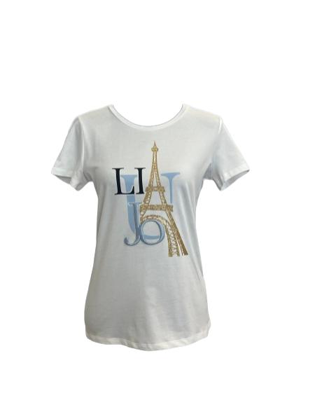 LUI.JO - T-shirt écoconçu, ivoire