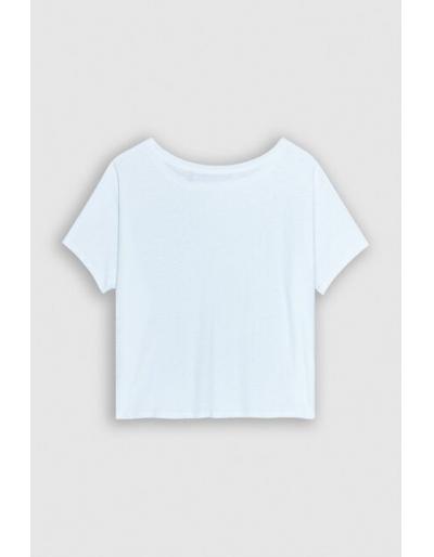 SCHOOL RAG - Tee-shirt oversize en lin et coton