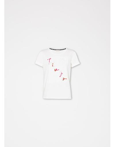 LIU.JO - T-shirt écoconçu avec logo, Noir - Taille XL