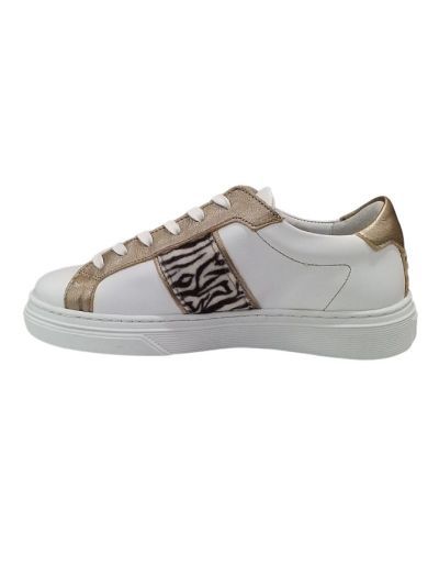 ONE STEP - Sneakers blanches en cuir, Oleg - Pointure 35