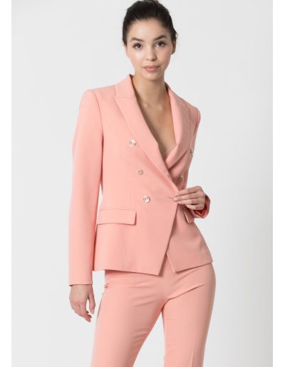 KOCCA - Tailleur avec veste et pantalon, rose