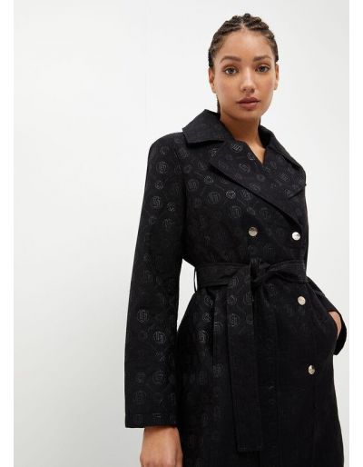 LIU.JO - Trench-coat croisé, Noir - Taille XXL